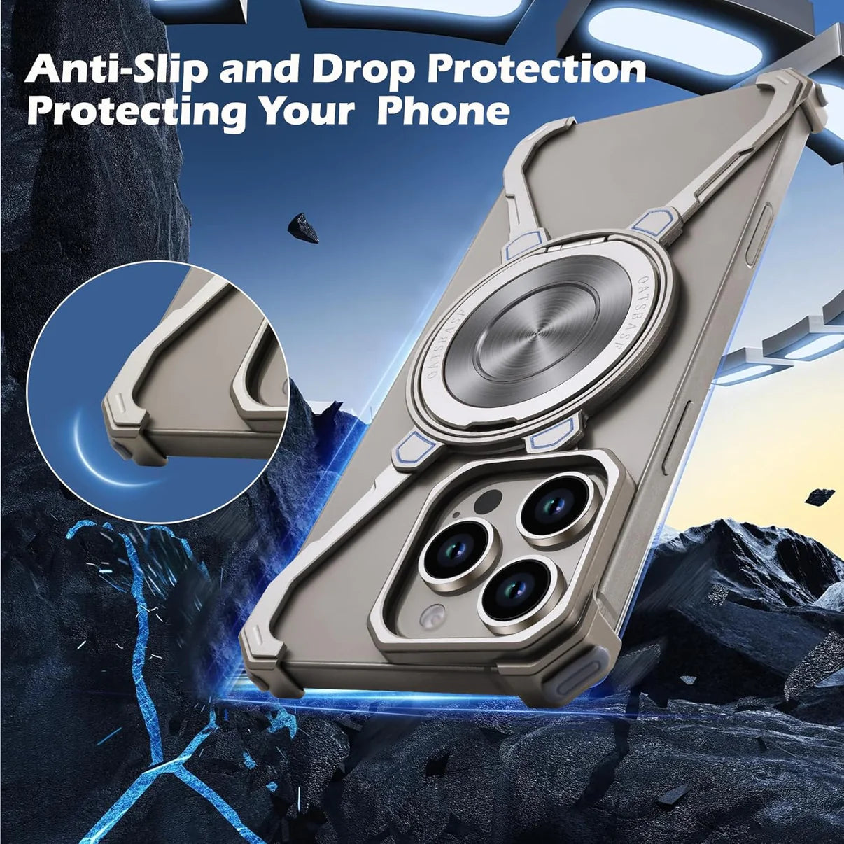 MagFlex Pro™ : Kickstand Luxury Metal Case for iPhone