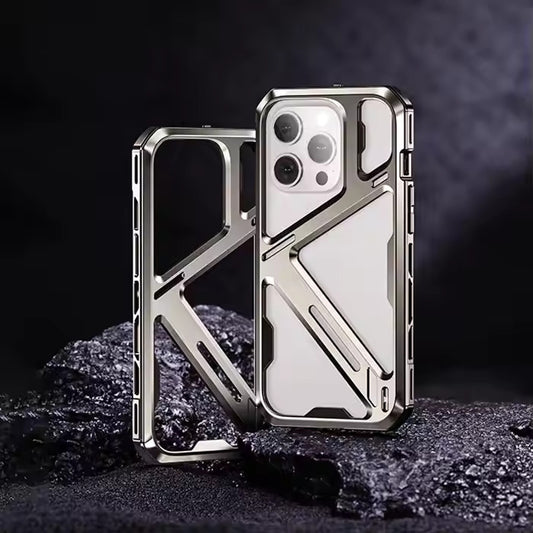 Titanium Alloy: Luxury Metal Case for iPhone