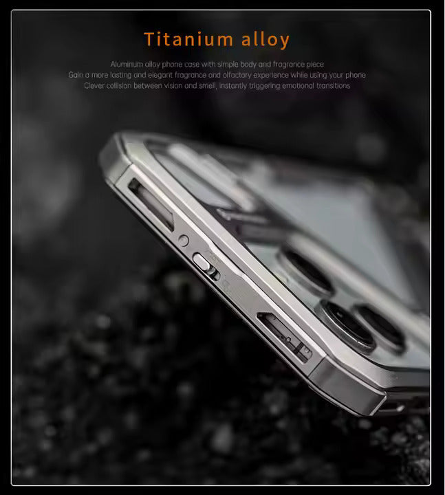 Titanium Alloy: Luxury Metal Case for iPhone