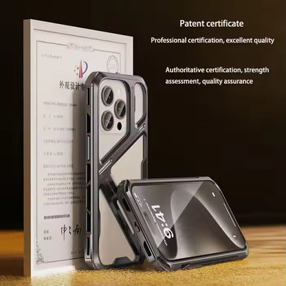 Titanium Alloy: Luxury Metal Case for iPhone