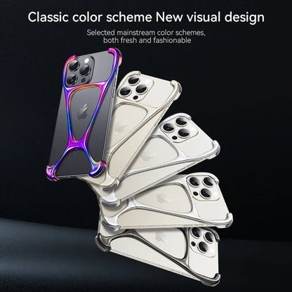 Y Shaped Metal Frameless Cover for iPhone