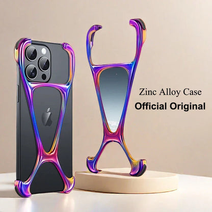 Y Shaped Metal Frameless Cover for iPhone