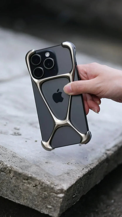 Y Shaped Metal Frameless Cover for iPhone